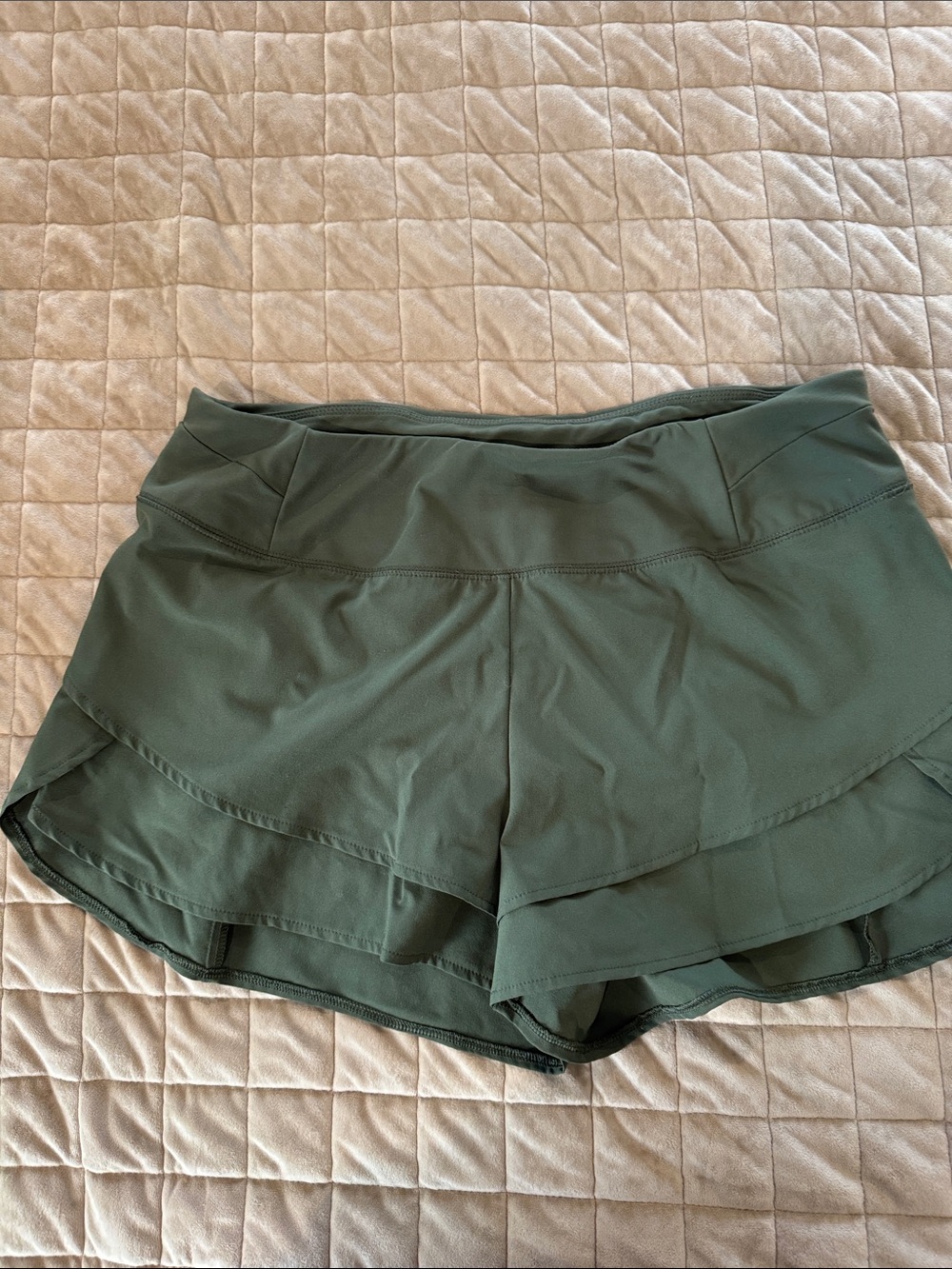 Calia Women’s Olive Green Layered Active Shorts